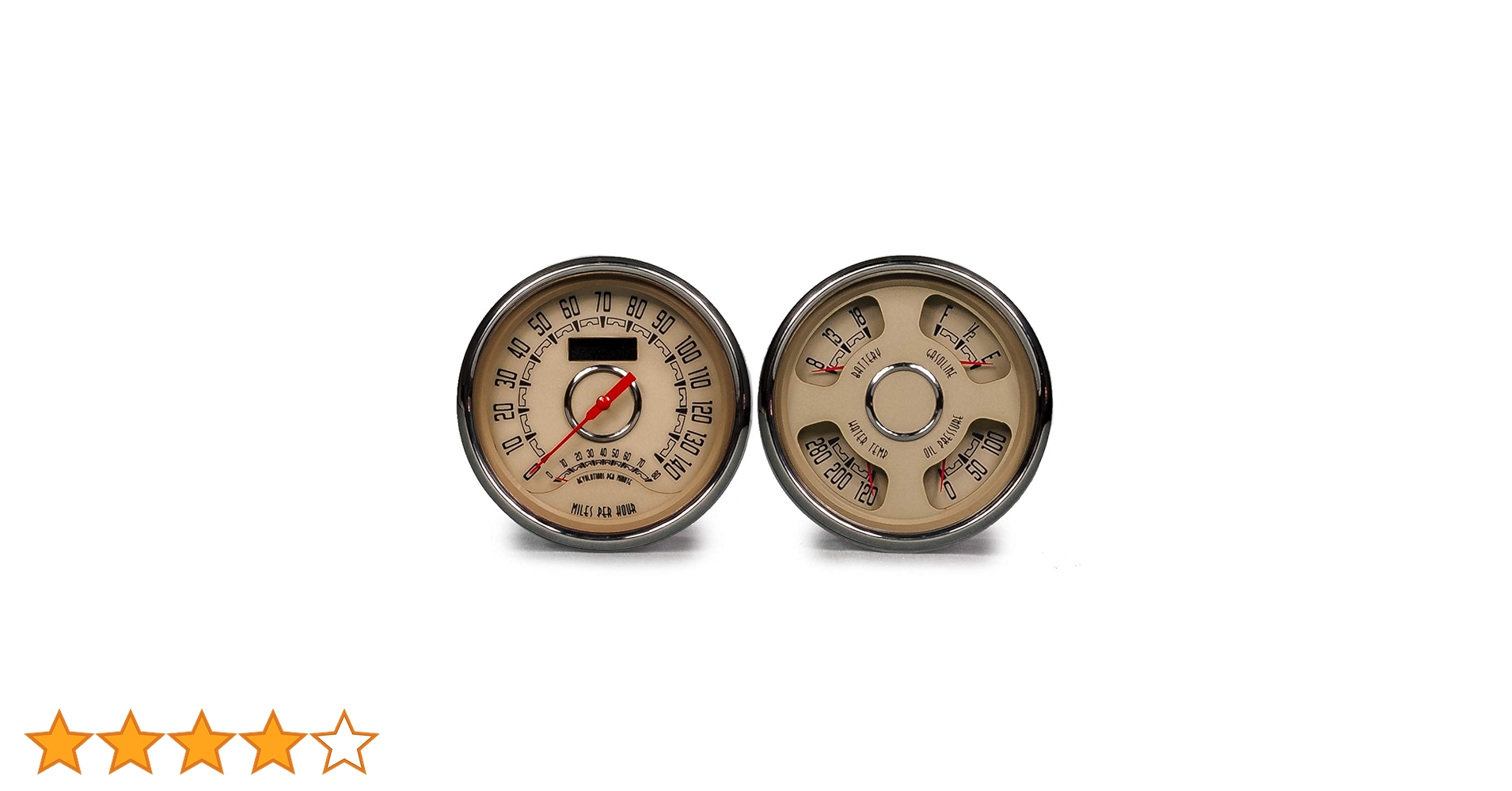 NEW VINTAGE USA Gauge Kit, Woodward, Analog, Fuel Level/Oil